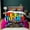 Color2, variant on Teens_Titans Duvet Cover Set 3pcs Cartoon Lightweight Bedding Set for All Season Soft Breathable Quilt Cover with Zipper Closure
