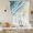 Turquoise, variant on Haze Blue Beach Coastal Tie Up Curtains 45 Inches Long, Kitchen Window Curtains Over Sink, Summer Ocean Nautical Seaside Small Window Curtains Shade Balloon Curtains Valances for Bedroom/Cafe 34"x45"
