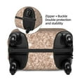 thumbnail image 4 of Balery Luggage Cover Beige Sparkling Glitter Print Suitcase Covers for Luggage Elastic Washable Suitcase Protector Fits 18-32 Inch Luggage-X-Large, 4 of 9