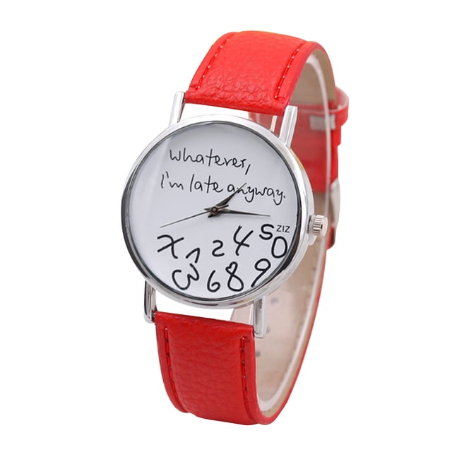 Señoras Relojes de moda Relojes Relojes Cuero Vestidos casuales Muñeca Cristales Wmkox8yii gfajkfgbkjabf801