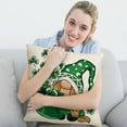 thumbnail image 4 of LSLJS Pillow Covers & St Patricks Day Decorations - Throw Pillow Covers & Soft - 18x18 Pillow Cover for Couch Sofa Bed Living Room, 4 of 5