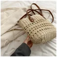 thumbnail image 4 of Bolso de hombro para mujer con cordón de gran capacidad y tejido de paja de alta calidad, muy vendido, bolso de mano versátil para playa de verano 2024, 4 of 5
