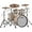 Vintage Marine Pearl, variant on Ludwig Classic Maple 4-Piece Mod Shell Pack With 22" Bass Drum Red Sparkle