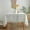 Beige, variant on 55.1*70.8 Inch Table Cloth Rectangle Table Stripe with Tassel, Linen Tablecloth Waterproof Wipeable and Stain Resistant, Farmhouse Kitchen Tablecloth for Party Wedding