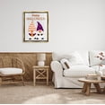 thumbnail image 2 of Stupell Industries Happy Halloween Seasonal Gnomes Graphic Art Metallic Gold Floating Framed Canvas Print Wall Art, Design by CAD Designs, 2 of 6