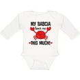 thumbnail image 3 of Inktastic My Babcia Loves Me Grandson Boys or Girls Long Sleeve Baby Bodysuit, 3 of 5