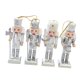 thumbnail image 5 of Figura de Cascanueces colgante, 4 piezas, figura de Cascanueces, decoraciones navideñas colgantes, 5 of 9