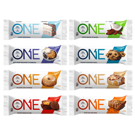ONE Brands Protein Supplement Bar, Peanut Butter Cup, 20g Protein, 12 Count