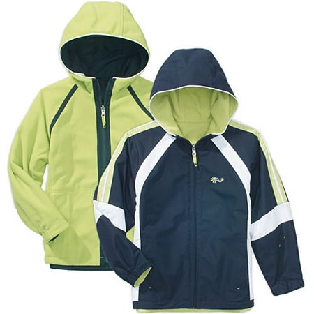 Girls' Reversible Hooded Jacket
