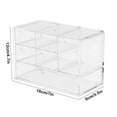 thumbnail image 3 of xaoyunyn Transparent Six Grids Drawer Style Organizer,for Storing Hair Accessories,Jewelry,Makeup Items More Suit for Girls' Room Organization, 3 of 6