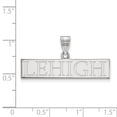 thumbnail image 2 of 14k White Gold Official Licensed Collegiate Lehigh University (LU) Large Pendant, 2 of 3