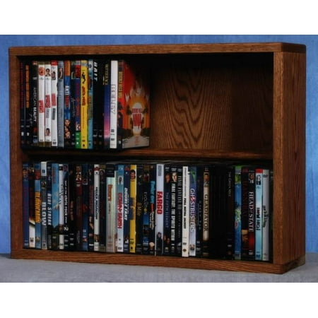 24.25 in. Dowel DVD Storage (Honey Oak) 24.25 in. Dowel DVD Storage (Honey Oak)