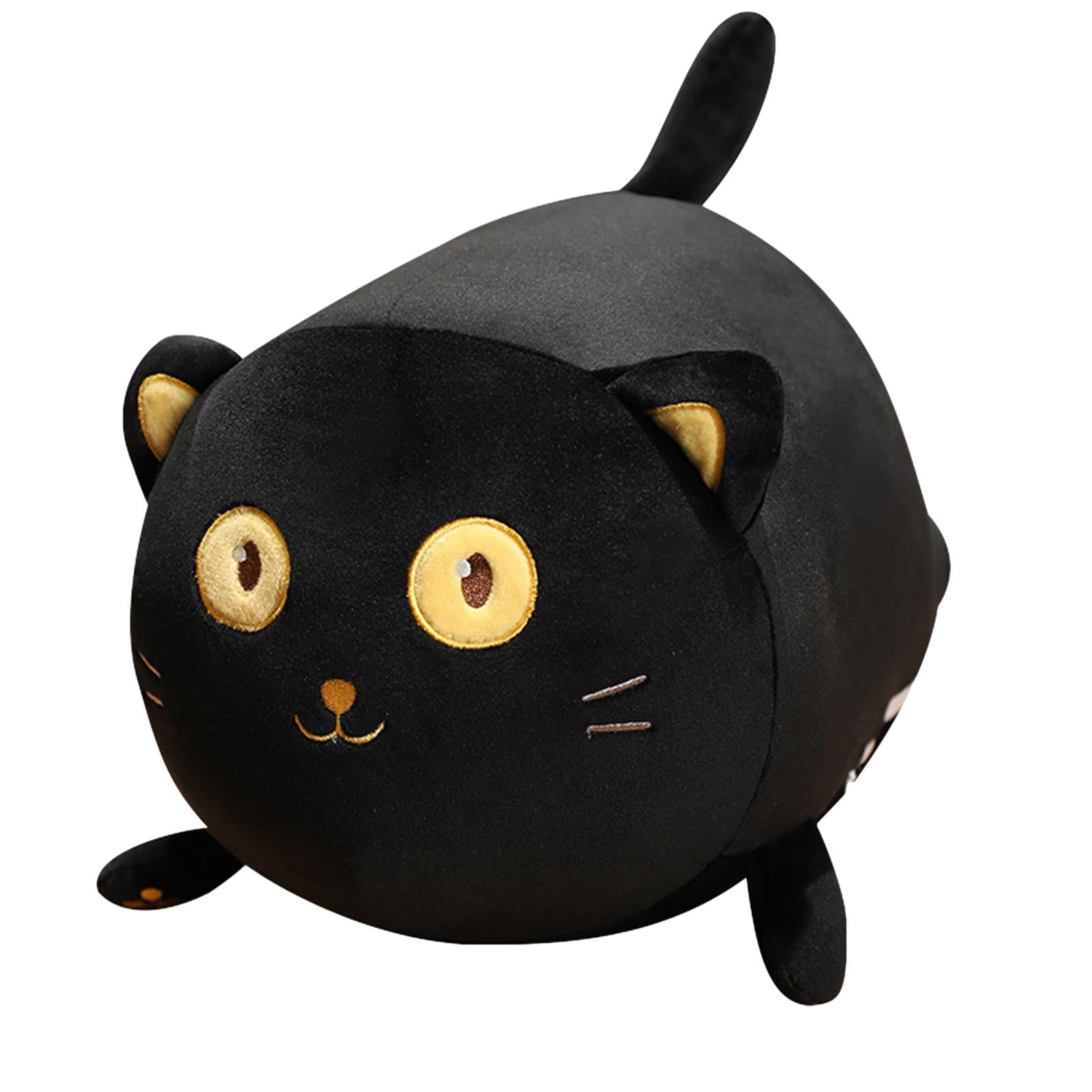 Black Cat Plush Cat Stuffed Animals 13.8Inch Soft Plush Doll Cat
