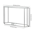 thumbnail image 5 of Evelyn&Zoe Beck 48" Wide Hexagonal Console Table, Silver, 5 of 8