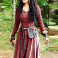 thumbnail image 1 of Medieval Dress Women Long Sleeve Maxi Robe Vintage Fairy Elven Dress Renaissance Celtic Viking Gothic Clothing Fantasy Ball Gown, 1 of 4