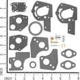 thumbnail image 2 of 495606 494624 Briggs & Stratton 80200 81200 82200 135292 135232 135212 Kit de reconstrucción y reparación de carburador horizontal revisado de 3 a 5 HP, junta de diafragma, 2 of 5