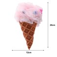 thumbnail image 2 of Bolas de esponja para ducha de baño, esponja de baño con forma de helado, limpieza corporal, depurador, bolas de ducha de baño, 2 of 10