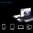 thumbnail image 1 of Teclado ultradelgado inalámbrico ANGGREK para Teléfono y tableta iOS negro, 1 of 8