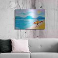 thumbnail image 6 of Luxe Metal Art 'Surfers Paradise' by Andrea Haase, Metal Wall At, 36"x24", 6 of 9