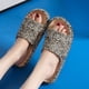 thumbnail image 4 of Sandalias antideslizantes con estampado de leopardo para la nube, sandalias de baño de ducha de secado rápido, sandalias súper suaves de estilo moderno para interiores y exteriores Wmkox8yii  ytu10143, 4 of 6