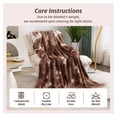 thumbnail image 6 of LHNFT Flannel Throw Blanket for Couch Super Soft Cozy Plush Thick Bubble Blanket with Tie-Dye Effect Ribbed Jacquard Lightweight Bed Blankets Suitable for All Seasons, 70x100cm, 6 of 6