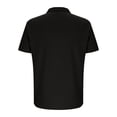 thumbnail image 5 of Stamzod Mens Button Down Short Sleeve Shirt Solid Color Turndown Casual Shirts Summer Vacation Beach Shirts for Men Black J XL, 5 of 6