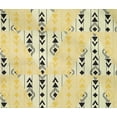 thumbnail image 4 of oneOone Tissu en Coton Flex Rayé/diamond & Triangle Imprimé Géométrique au Mètre 40 Pouces de Large, 4 of 4