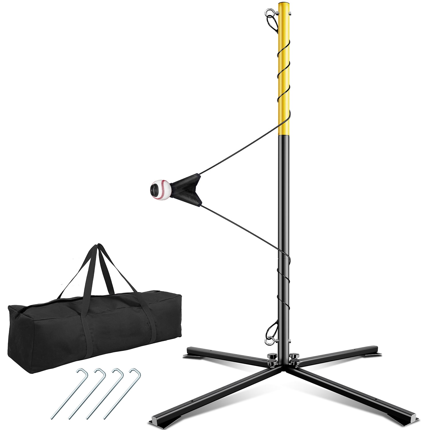 SKLZ Hit-a-Way Select Portable Baseball Swing Trainer with Stand