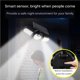 thumbnail image 5 of Luces De Pared Solares Lámparas De Pared Solares A Prueba De Agua Luces Solares A Prueba De Agua De Acero Inoxidable Luces Solares Al Aire Libre Brillantes Con Sensor De Movimiento Para Jardín Serendint HA021887-00, 5 of 7