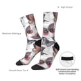 thumbnail image 4 of KLL Vintage Butterflies Print Cool Socks Men's Women's Crew Socks Funny Crazy Novelty Stockings, 4 of 6