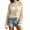 Cover Up # White, variant on Womens Swim Cover Up Distressed Open Knit Sweater Crewneck Long Sleeve Slouchy Crochet Pullover Ribbed Trim Casual Beach Tunic