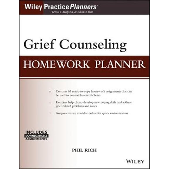 Pre-Owned PracticePlanners: Grief Counseling Homework Planner, (with Download) (Paperback)
