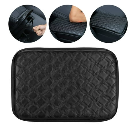 Auto Armrest Console Cushion Leather Memory Foam Arm Rest Support