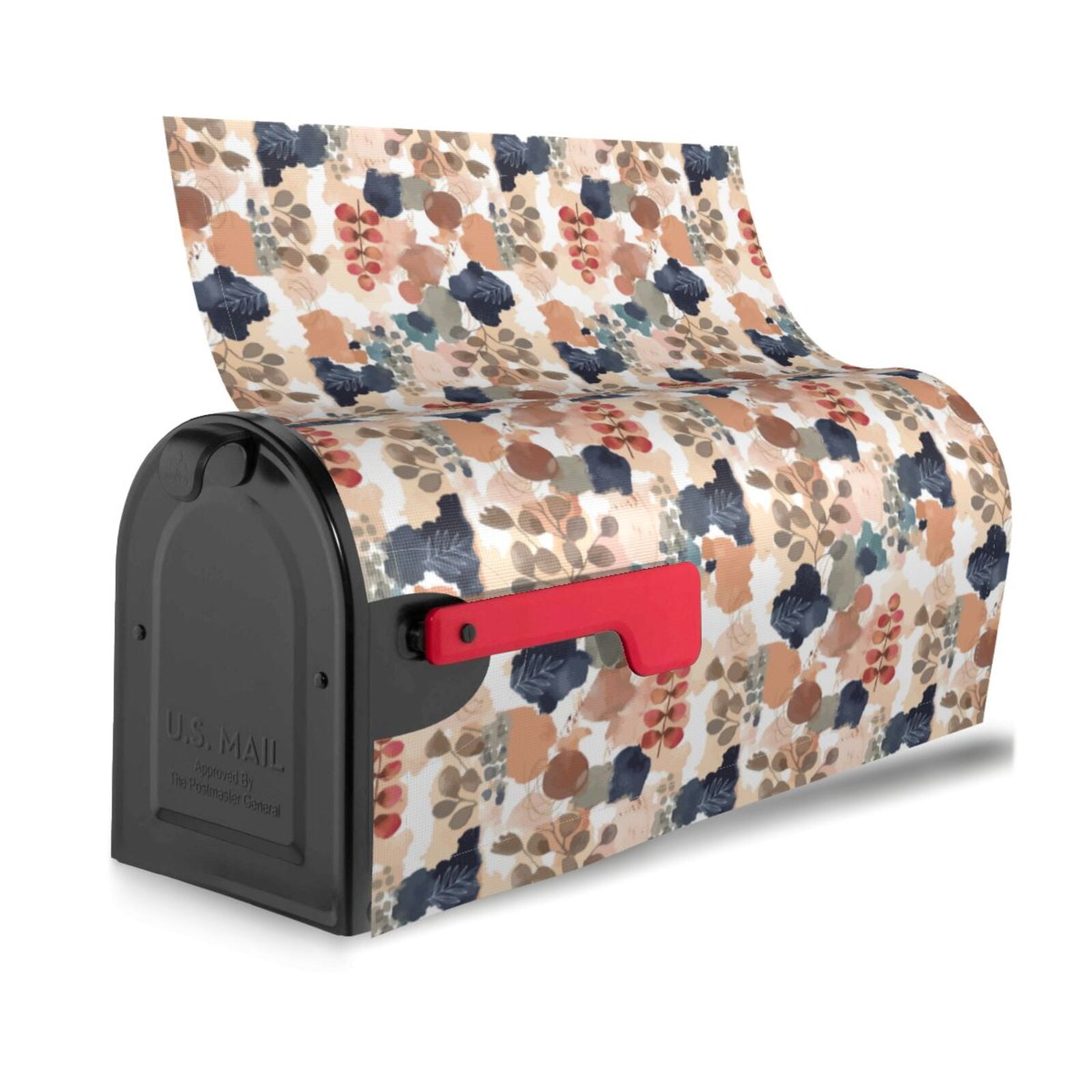 Xecao Watercolor Plants for Mailbox Cover with Magnetic Strips, Waterproof and Sunscreen, Adds a Decorative Touch to Your Garden Yard.