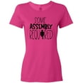 thumbnail image 3 of Inktastic Some Assembly Required Right Leg Amputee Women's T-Shirt, 3 of 5