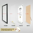 thumbnail image 4 of Scholartree 7 PACK 8.5x11 Picture Frame, Award Certificate Diploma Document Bulk 8.5 by 11 College Frames, Wall or Tabletop, Black, 4 of 13
