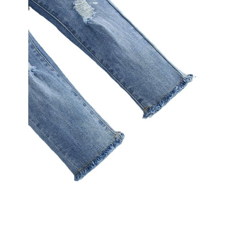 

Plain Straight Leg Medium Wash Toddler Girls Jeans (Girl s)