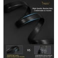thumbnail image 4 of Men's Leather Ratchet Belt Strap without Buckle, Replacement Leather Belt Strap 35mm/1.38", Fit 40mm/1.57” buckle, 4 of 9