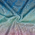 thumbnail image 4 of Kids Mermaid Tail Blanket for Girls Teens Fish Blankets Rainbow Mermaid Blankets Shinny Blue 19x51, 4 of 6