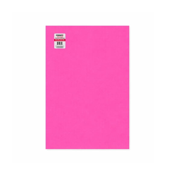 FORMIT Carton d’affichage rose néon, 22 po × 28 po