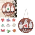 thumbnail image 4 of Door Hanging Sign, Eye Catching Seasonal Gnome Decor Sign with Interchangeable Decors for Home, 4 of 8