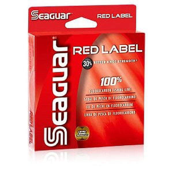 Seaguar Red Label 100% Fluorocarbon Fishing Line 6lbs, 200yds Break  Strength/Length - 06RM250