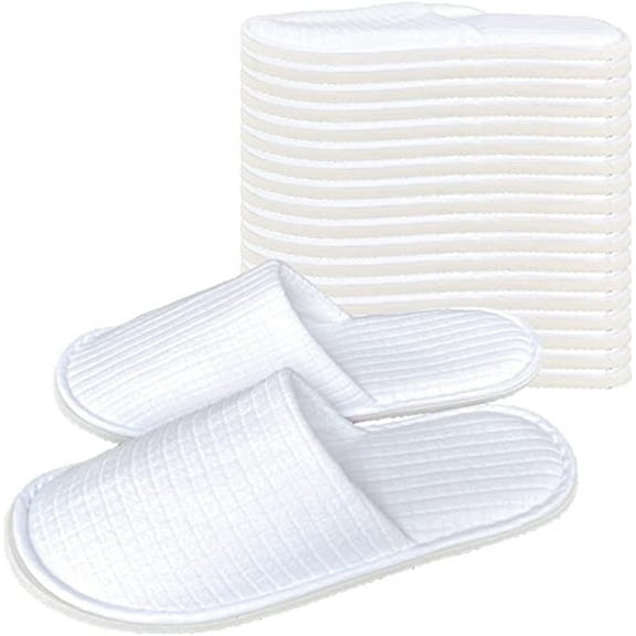 Disposable Slippers for Guests, 10 Pairs SPA Slippers, NOGIS Non Slip Hotel Slippers, Washable Reusable Slippers for Hotel, Guest,Travel, Bride, Women and Men