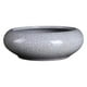 thumbnail image 1 of Macetero Redondo de Cerámica, Cuenco Decorativo Grande con Diseño Sin Costuras, Maceta sin Agujeros con Material Ecológico, Centro de Mesa Elegante para Nenúfares, Plantas Acuáticas, Hidroponía, 1 of 1