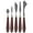 5 pcs, variant on ZHaobin Palette Knife Painting Stainless Steel Spatula Palette Knife Oil Paint Metal Knives Wood Handle (5 pcs)