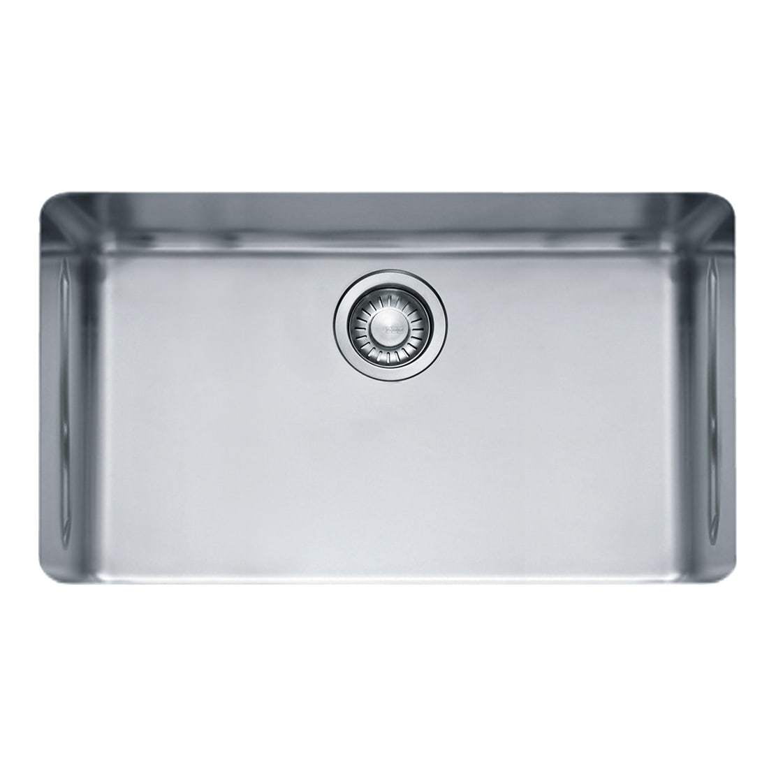 Franke KBX11028 Kubus Single Bowl Undermount Kitchen Sink Stainless Steel