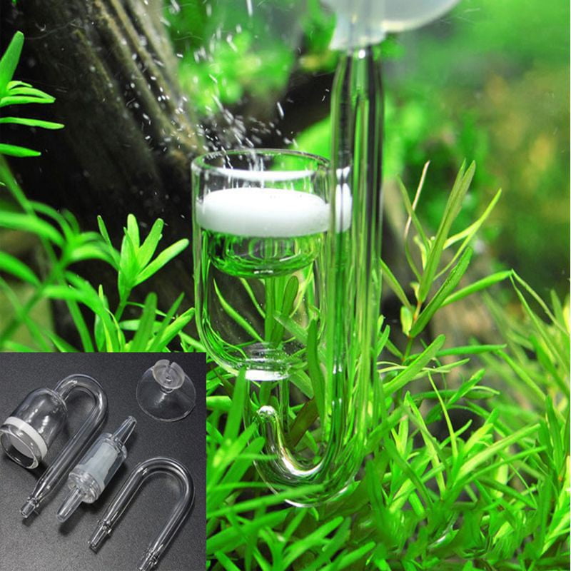 4Pcs/sets Aquarium Tank CO2 Diffuser Counter with Suction Cups For Planted US 