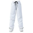 thumbnail image 4 of ZQUUVOU Men's and Women's Snow Pants Heavyweight Waterproof Cold Weather Skiing Warm Snowboard Windproof Ski Pants White, 4 of 6