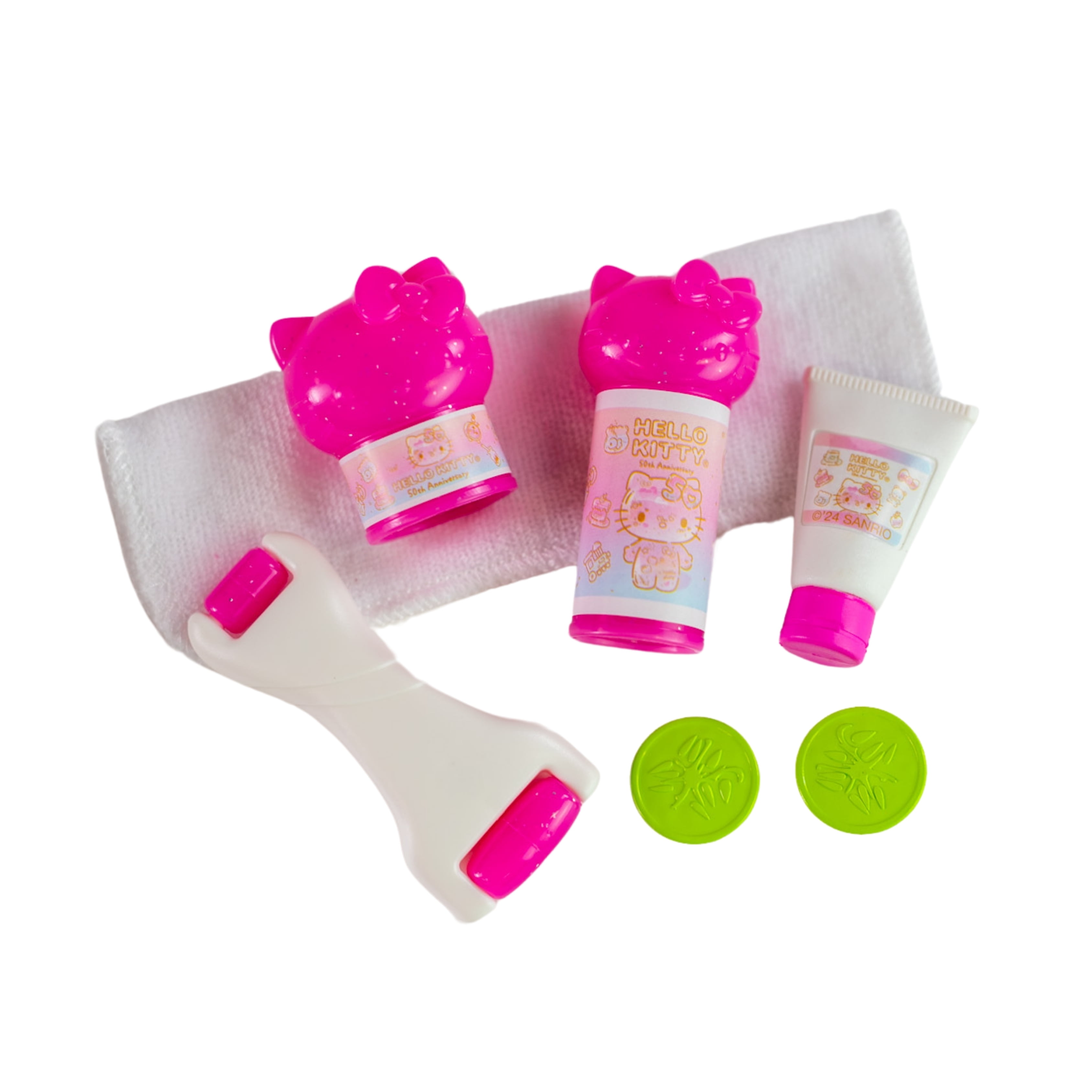 My Life As Hello Kitty Spa Play Set for 18" Dolls, 50th Anniversary, Multicolor, 10 Piece Set