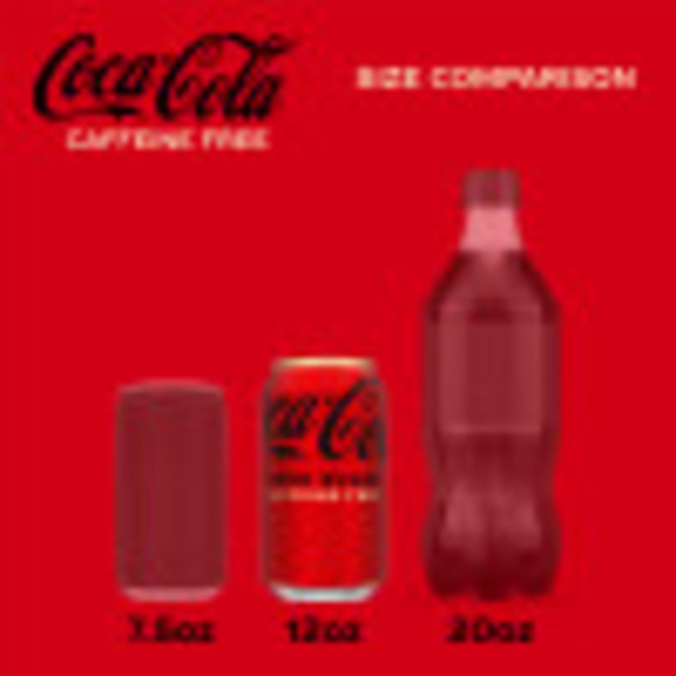 Coca-Cola Zero Sugar Caffeine-Free Soda Pop Fridge Pack Cans, 12 fl oz, 12 Pack